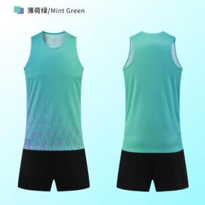 OEM Custom Mint Green Athletics Attire Set