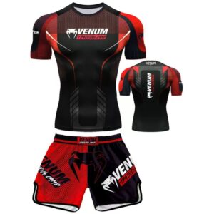 OEM Black Red Venum Fighting Suit