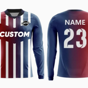26-27 OEM Support Navy Blue Red Football Jersey S-5XL